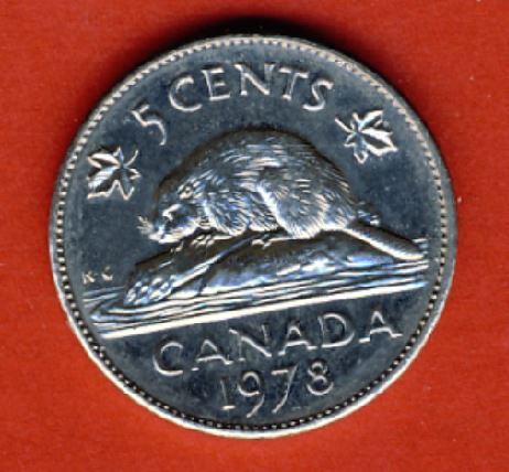 Kanada 5 Cents 1978   