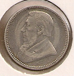  South Africa - 6 Pence 1896 silber   