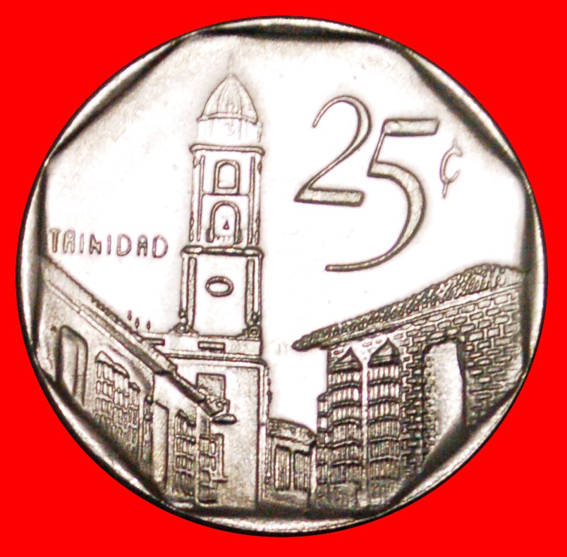  + TRINIDAD: CUBA ★ 25 CENTAVOS 2008 COIN alignment ↑↓ CONVERTIBLE PESO! LOW START ★ NO RESERVE!   