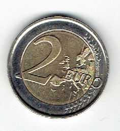  2 Euro Belgien 2012 (10 Jahre Euro Bargeld)(g1161)   