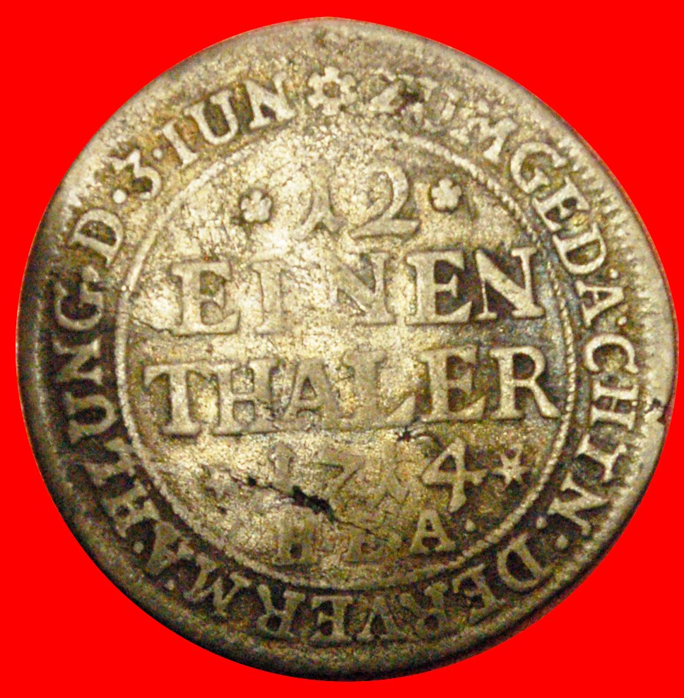  + SAXE-MEININGEN: GERMANY ★ 1/12 THALER 3 JUNE 1714HEA! MARRIAGE OF ERNST LUDVIC I (1672-1724) RARE!   