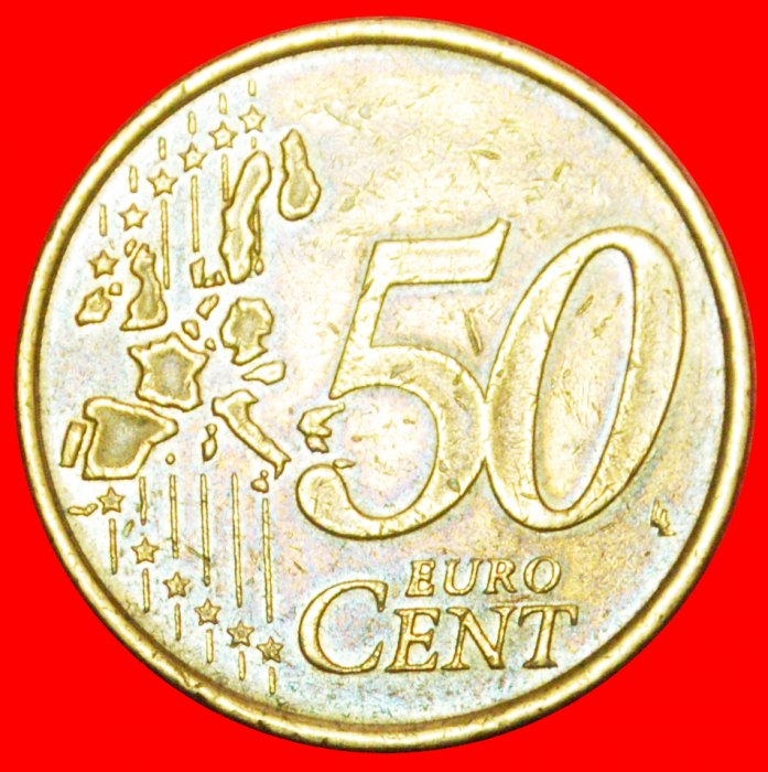  + BRANDENBURGER TOR (2002-2006): DEUTSCHLAND ★ 50 EURO CENTS 2004G NORDISCHES GOLD! OHNE VORBEHALT!   