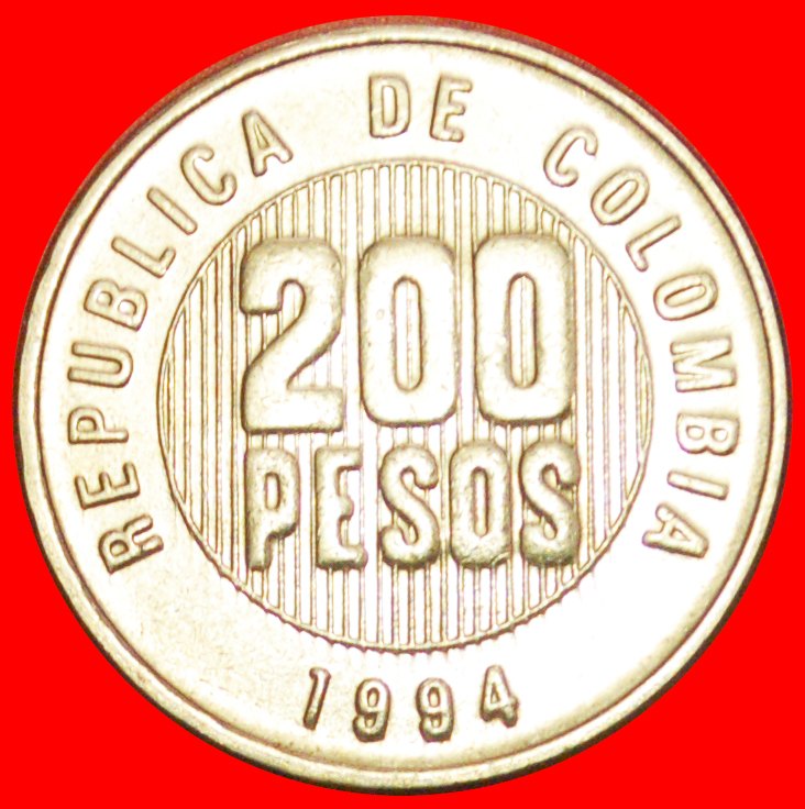  + QUIMBAYA: COLOMBIA ★ 200 PESOS 1994 DISCOVERY COIN! LOW START ★ NO RESERVE!   