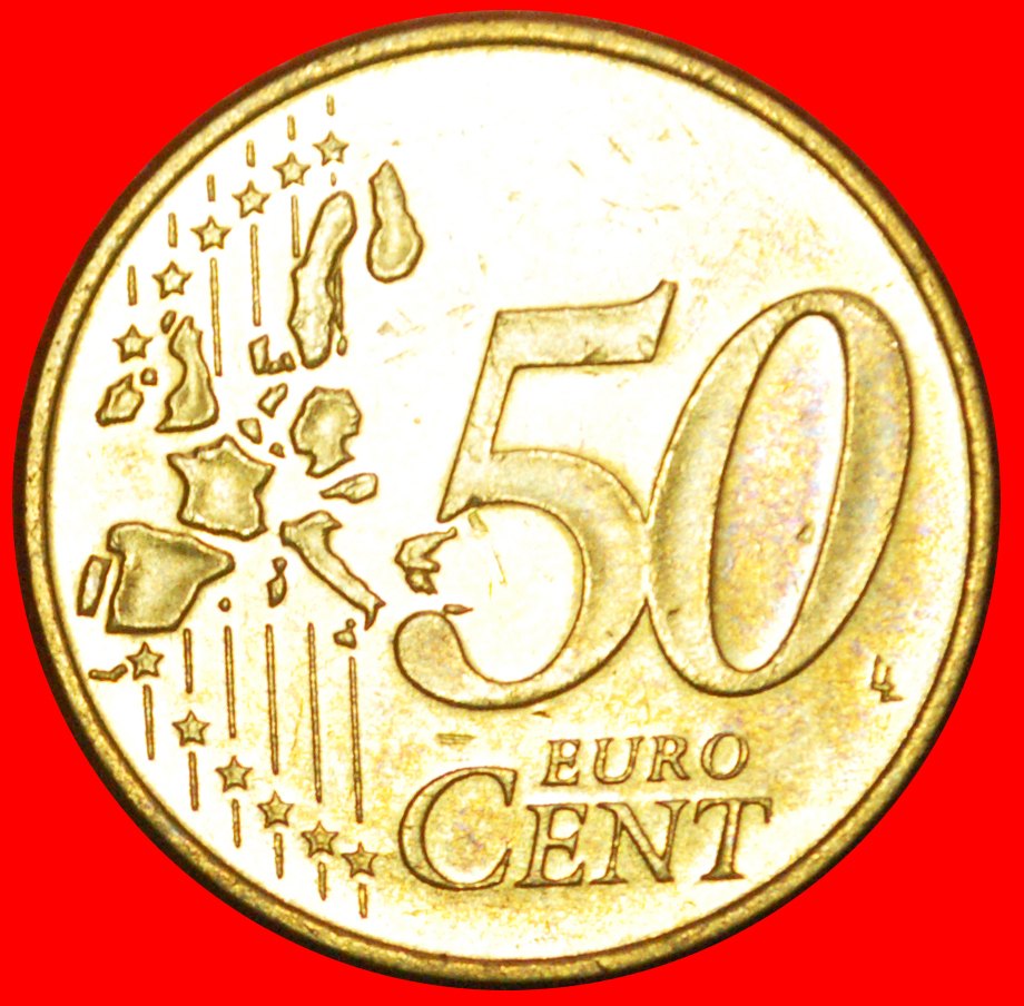  + NORDIC GOLD (2002-2006): GERMANY ★ 50 EURO CENT 2002F MINT LUSTER! LOW START ★ NO RESERVE!   
