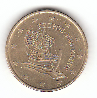  Zypern 50 Cent 2008 (C273)b.   