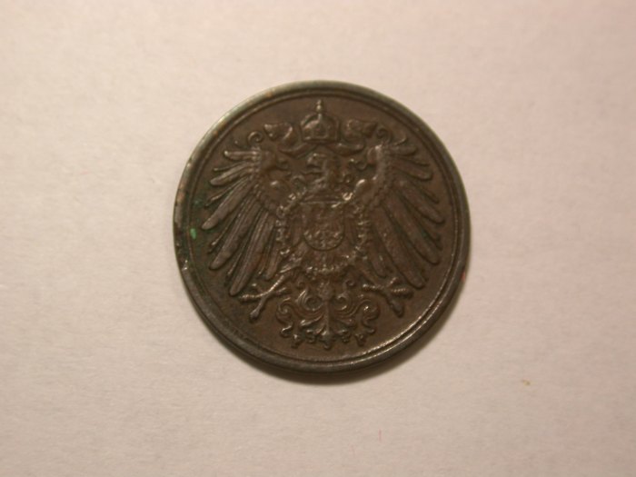  D04  KR  1 Pfennig 1907 F in f.ss  Orginalbilder   