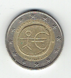 2 Euro Griechenland 2009(10 Jahre WWU)(g1277)   