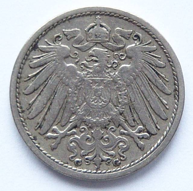  Deutsches Reich 10 Pfennig 1901 G   