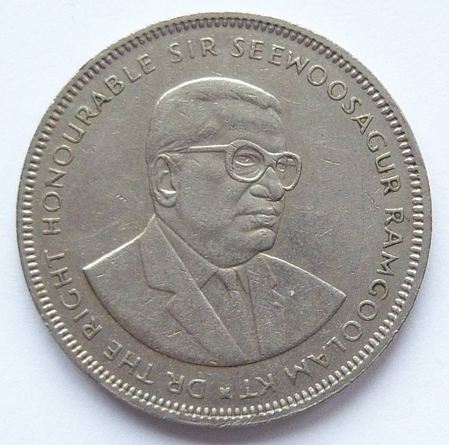  Mauritius 5 Rupien Rupees 1987   