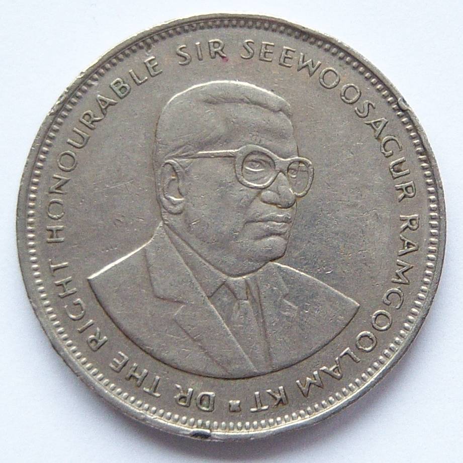  Mauritius 5 Rupien Rupees 1991   