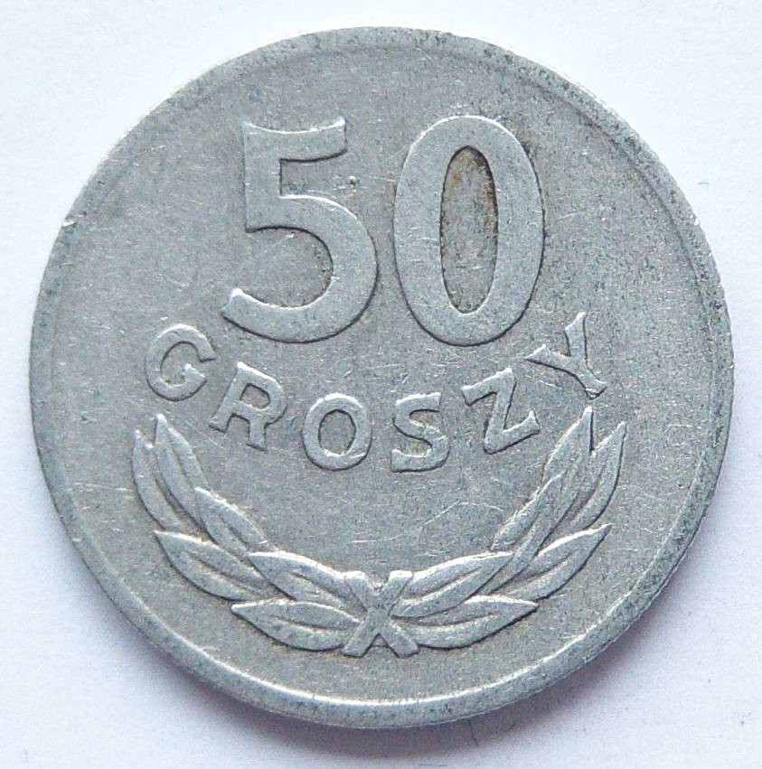  Polen 50 Groszy 1974 Alu   