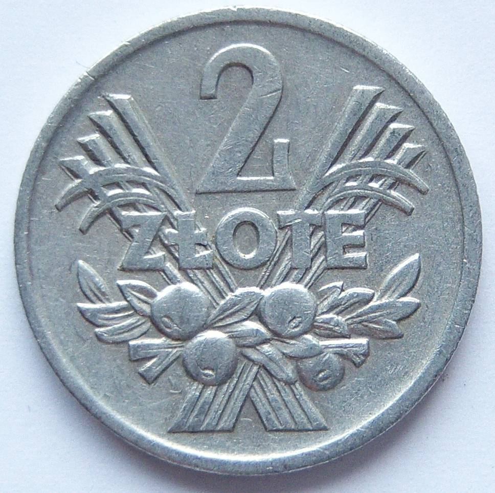  Polen 2 Zlote 1974 Alu   