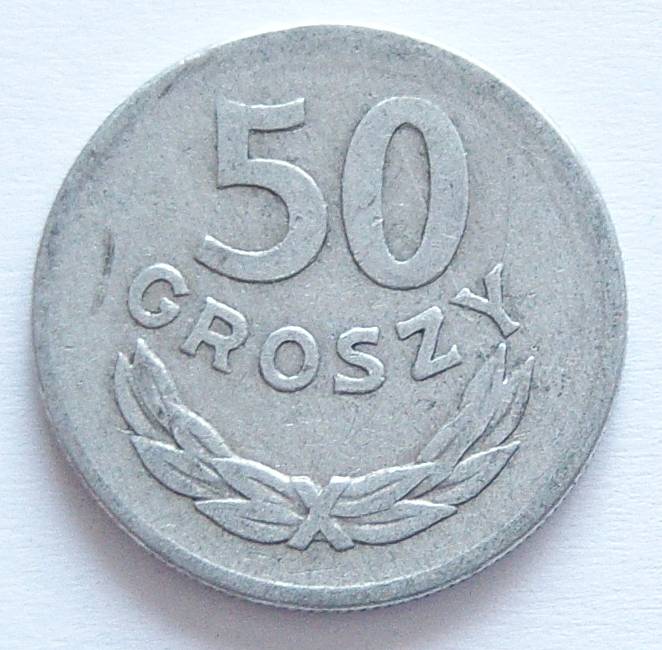  Polen 50 Groszy 1965 Alu   