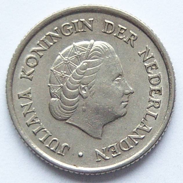  Niederlande 25 Cent 1956   