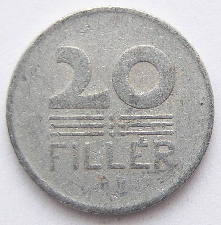  Ungarn 20 Filler 1963   