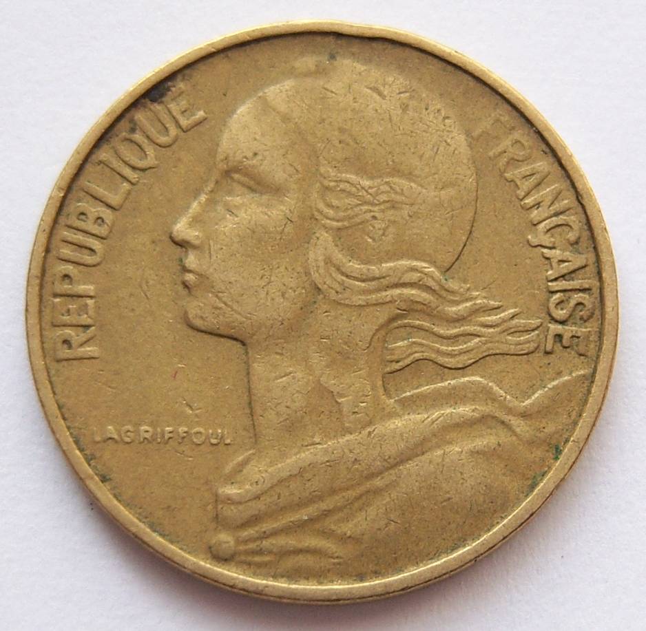  Frankreich 10 Centimes 1962   