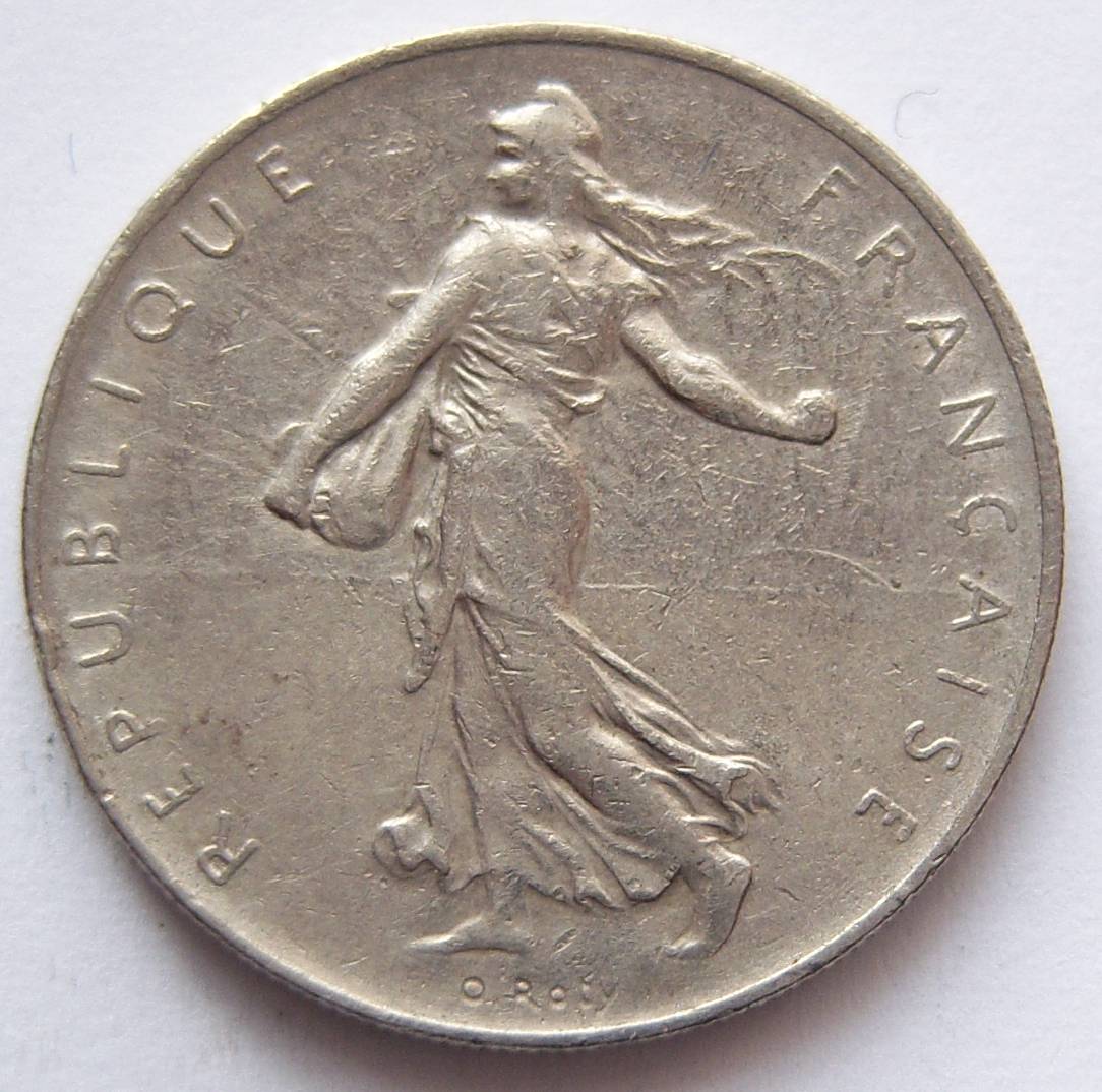  Frankreich 1 Franc 1966   