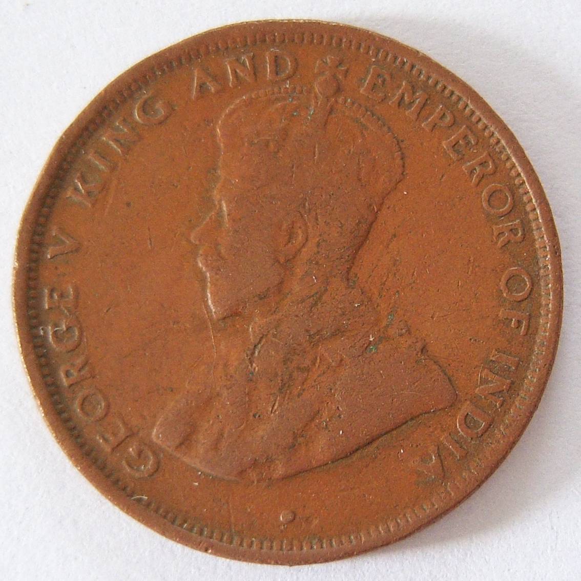  Ceylon 1 One Cent 1928   