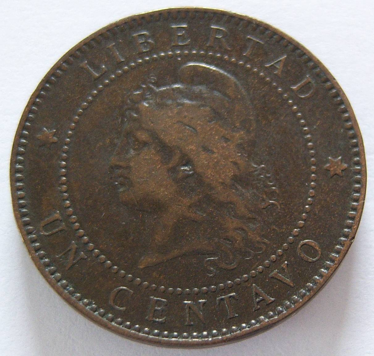  Argentinien 1 Un Centavo 1884   