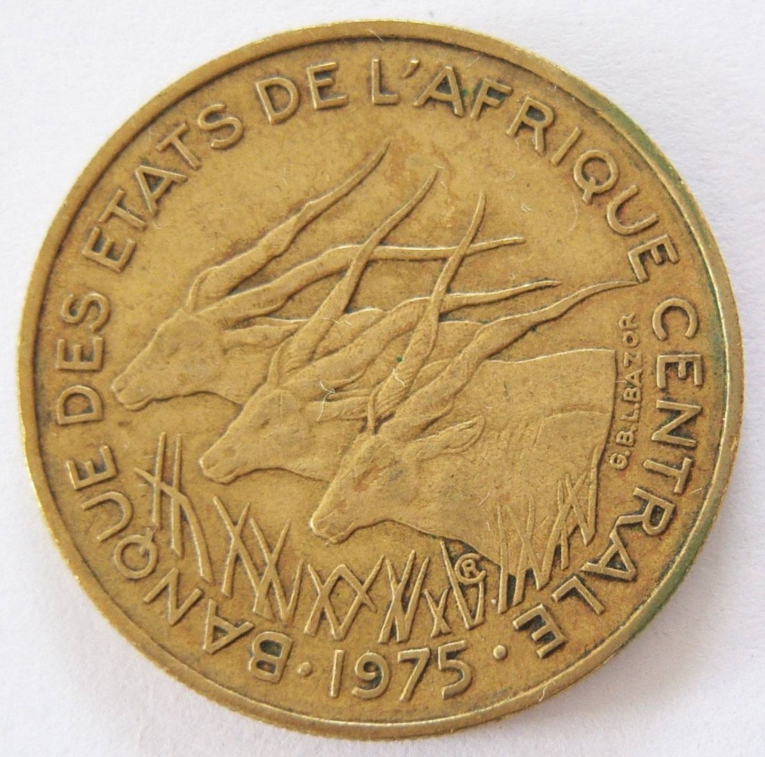  Zentralafrikanische Staaten 25 Francs 1975   