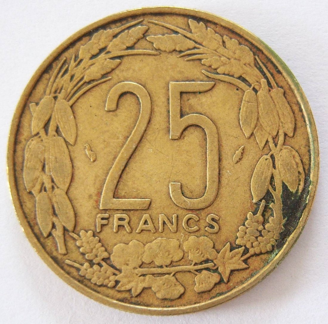  Zentralafrikanische Staaten 25 Francs 1975   