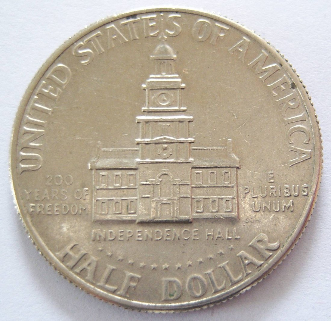 USA 1/2 Half Dollar 1976 D   