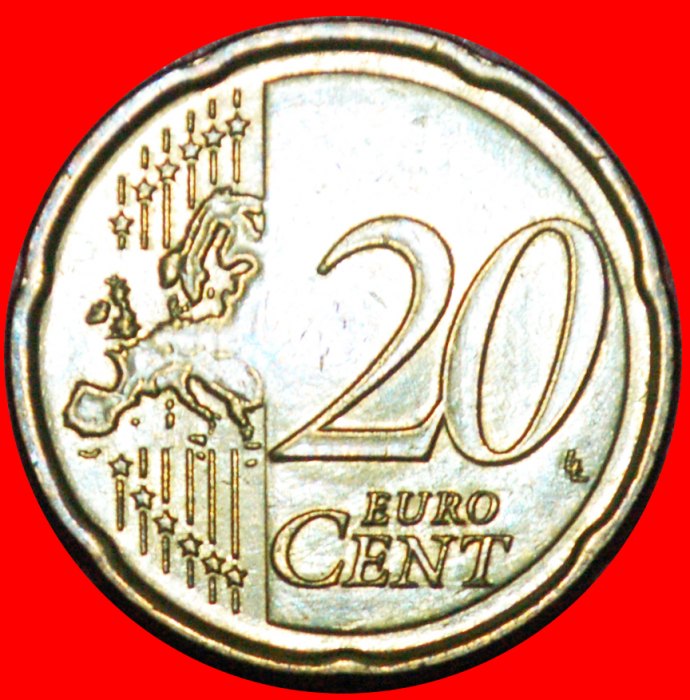  + NORDIC GOLD (2007-2019): GREECE ★ 20 EURO CENT 2009 MINT LUSTER! LOW START ★ NO RESERVE!   