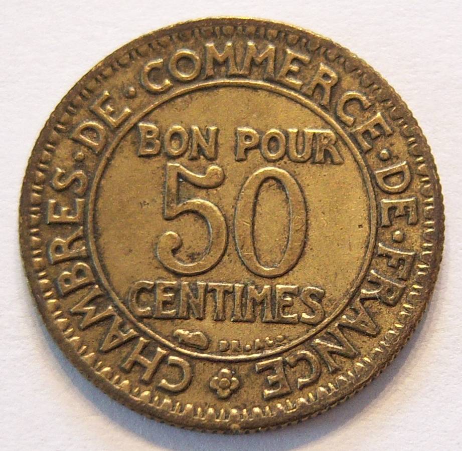  Frankreich 50 Centimes 1922   