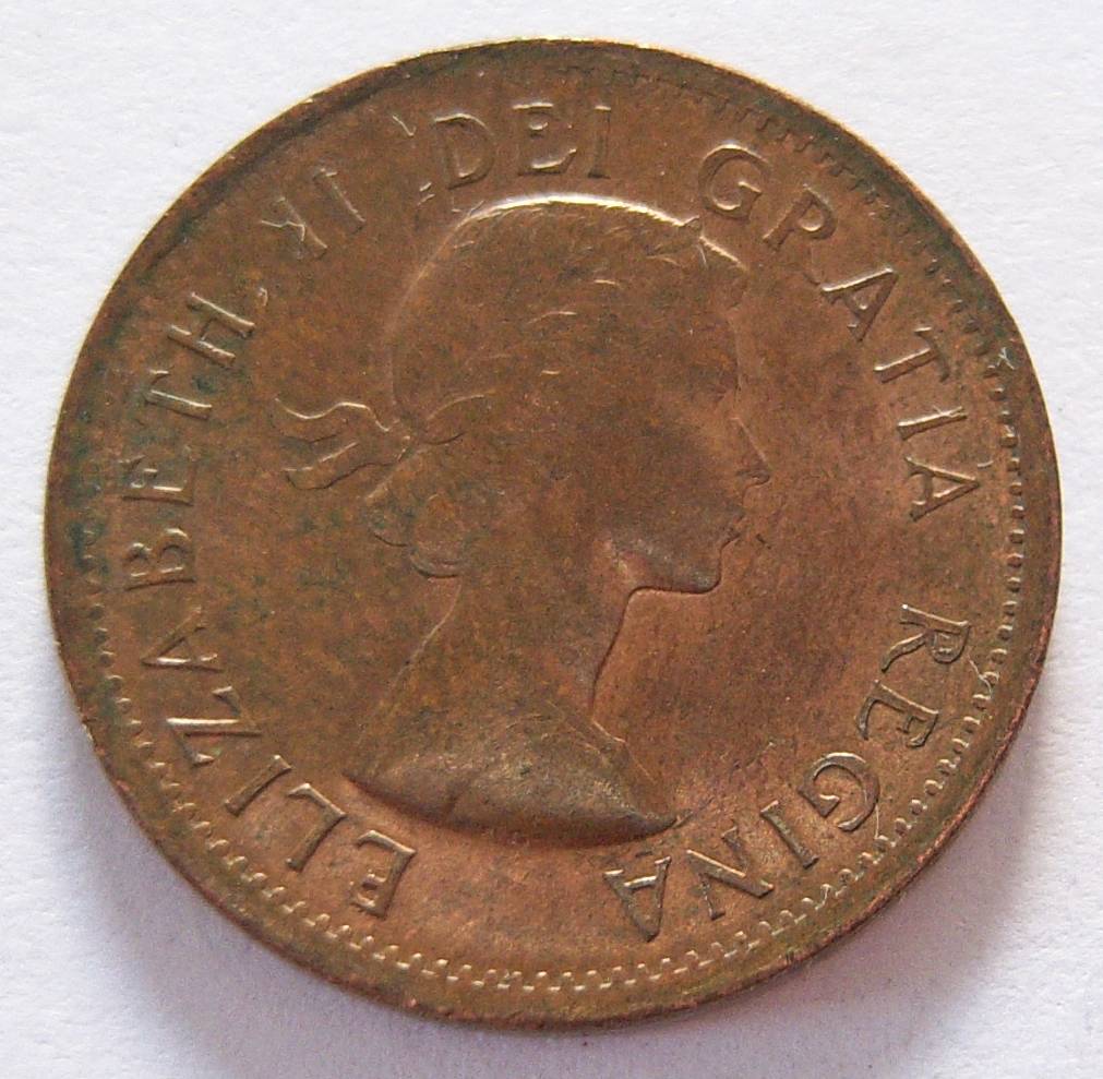 Kanada 1 One Cent 1957   