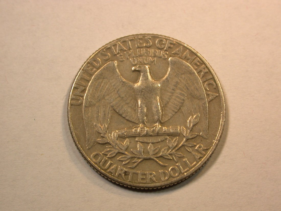  D09  USA  Quarter 1/4 Dollar 1973 in ss   Originalbilder   