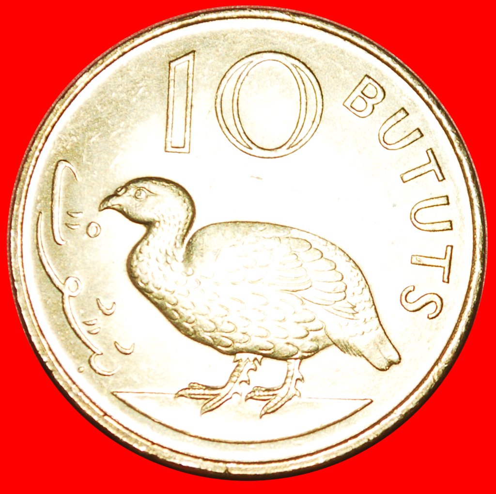  + BIRD: THE GAMBIA ★ 10 BUTUTS 1971 UNC MINT LUSTER! LOW START★ NO RESERVE!   