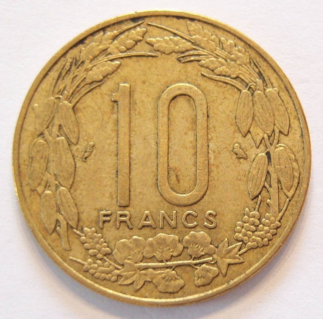  Äquatorial Afrikanische Staaten 10 Francs 1969   