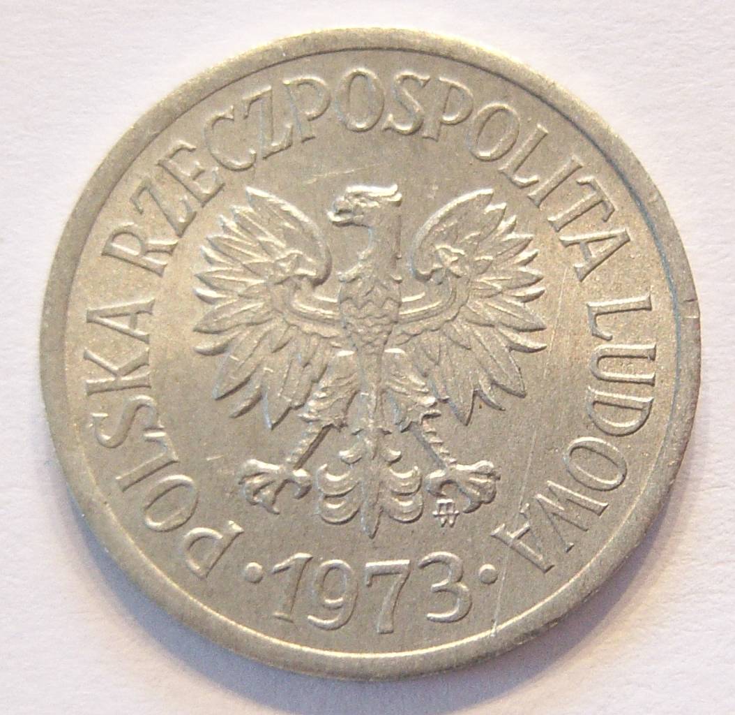  Polen 20 Groszy 1973 Alu   