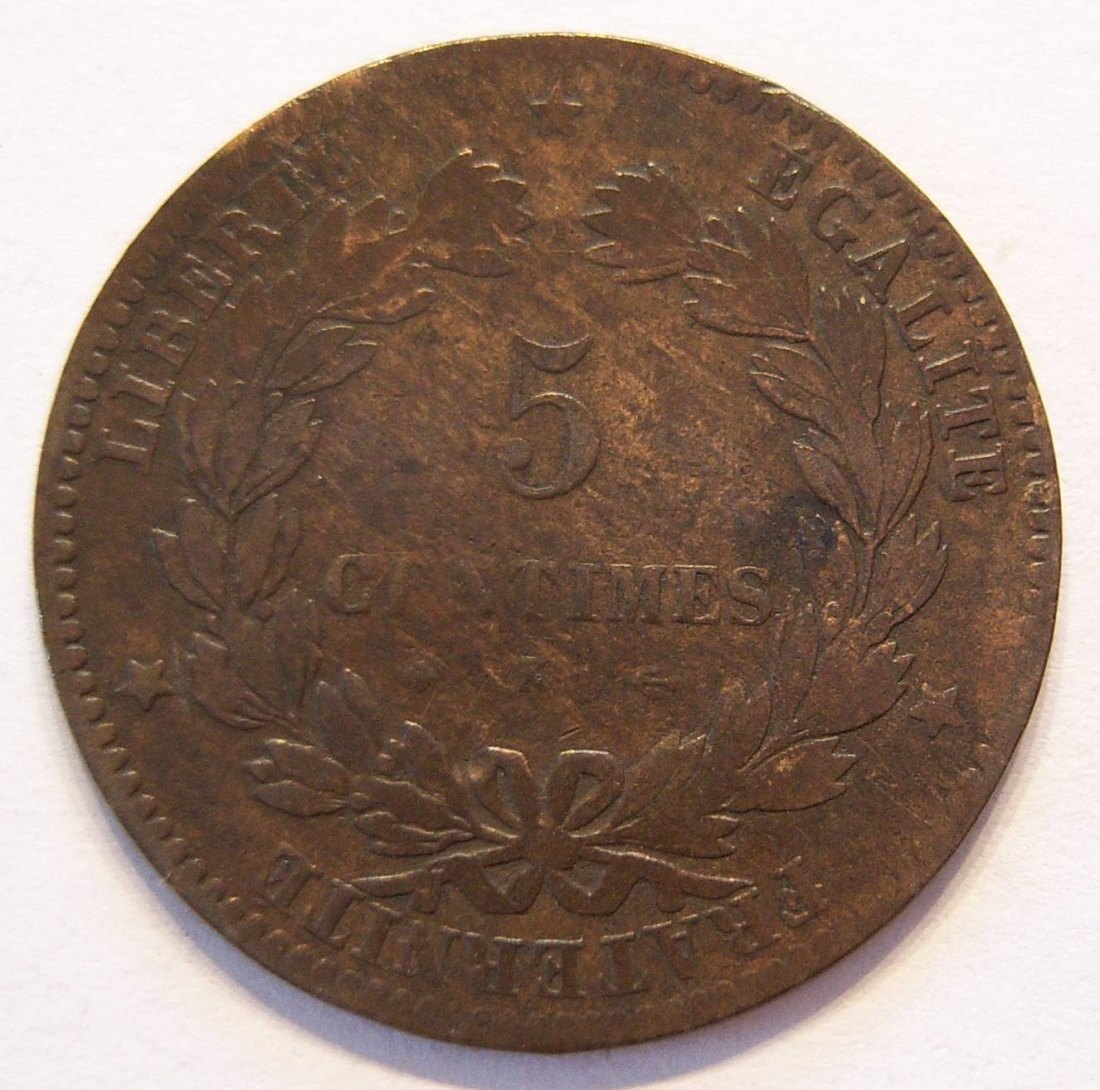  Frankreich 5 Centimes 1873 K   
