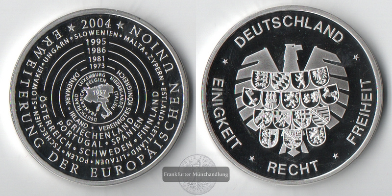  Medaille Deutschland EU-Erweiterung 2004 FM-Frankfurt   