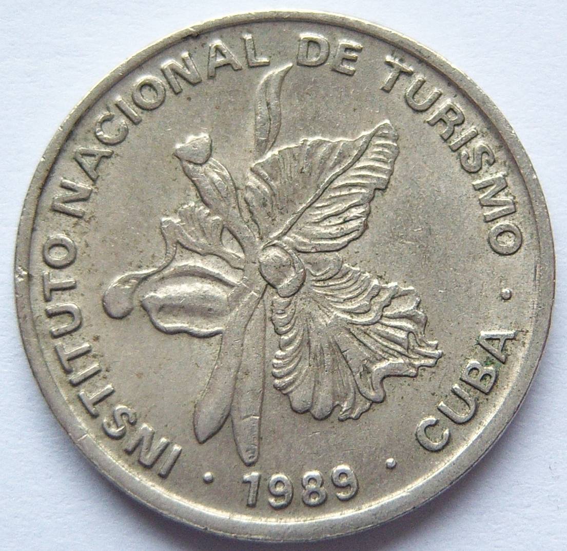  Kuba Intur 25 Centavos 1989   