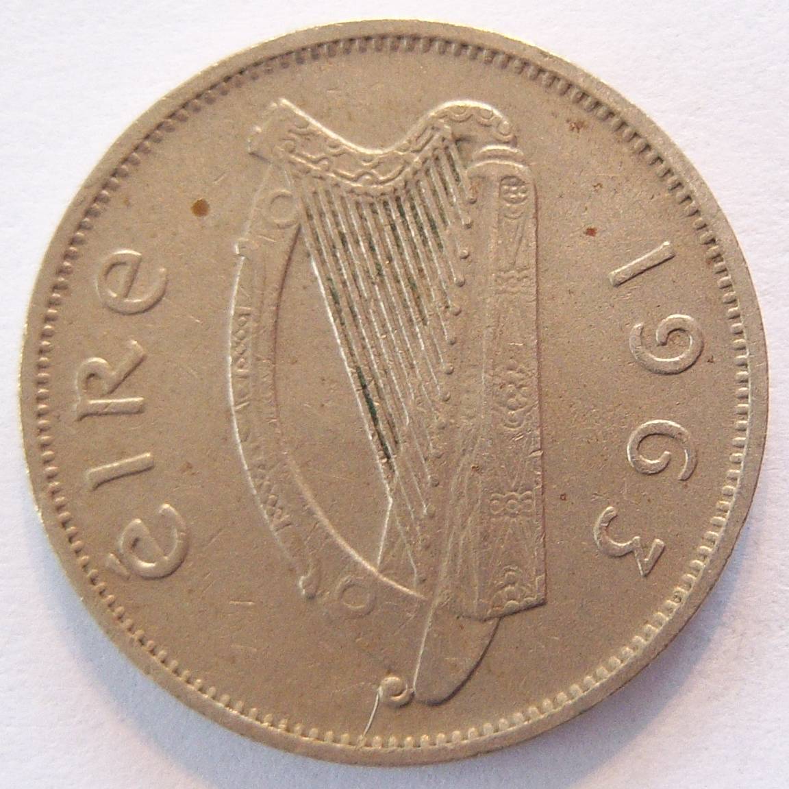  IRLAND IRELAND 6 Pence 1963   