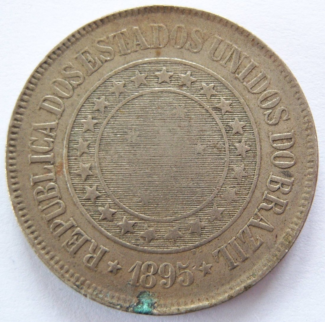  Brasilien 200 Reis 1895   