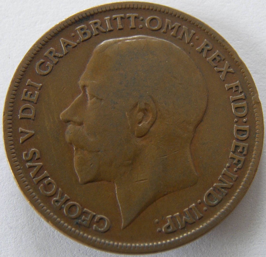  Grossbritannien One 1 Penny 1920   