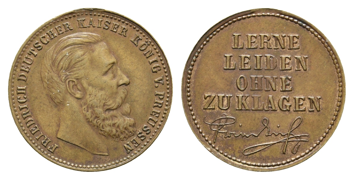  Preussen, o.J. Bronze; 3,30 g, Ø 22,6 mm   