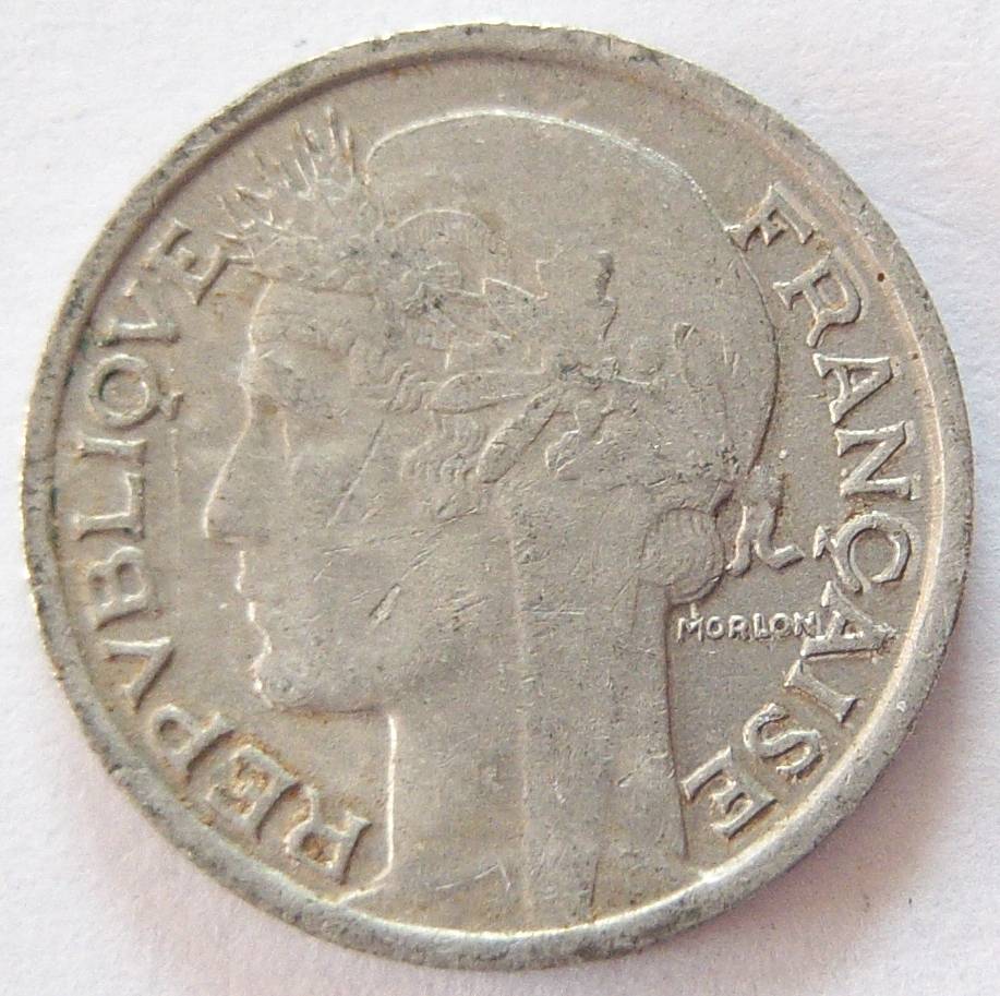  Frankreich 50 Centimes 1947 Alu   