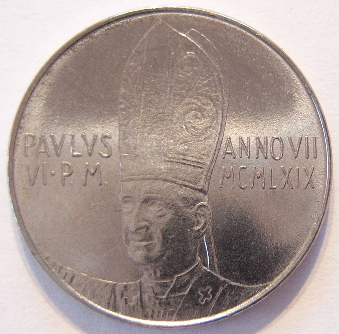  Vatikan 50 Lire 1969   