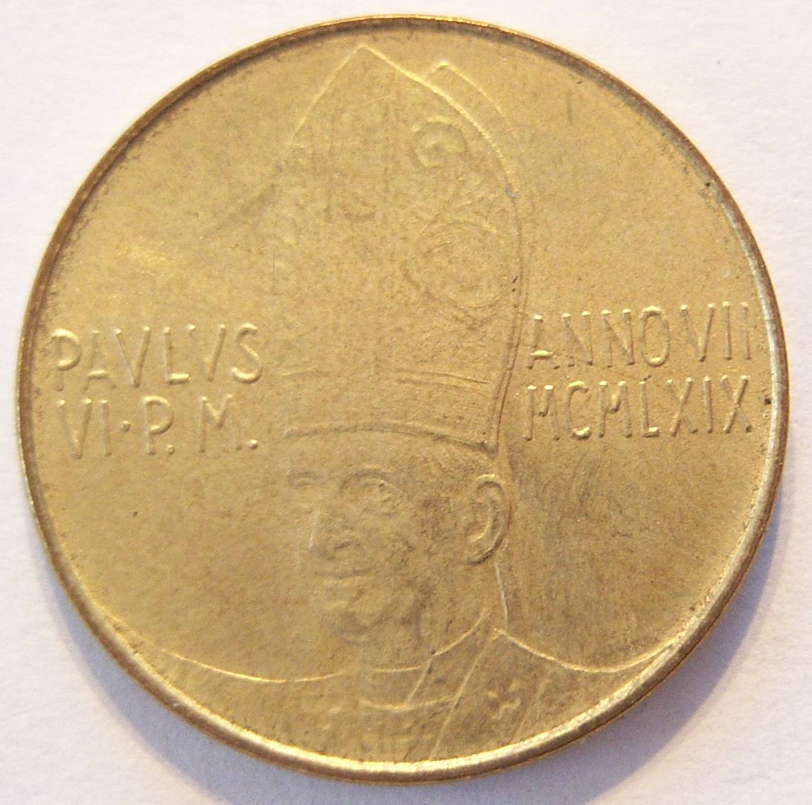  Vatikan 20 Lire 1969   