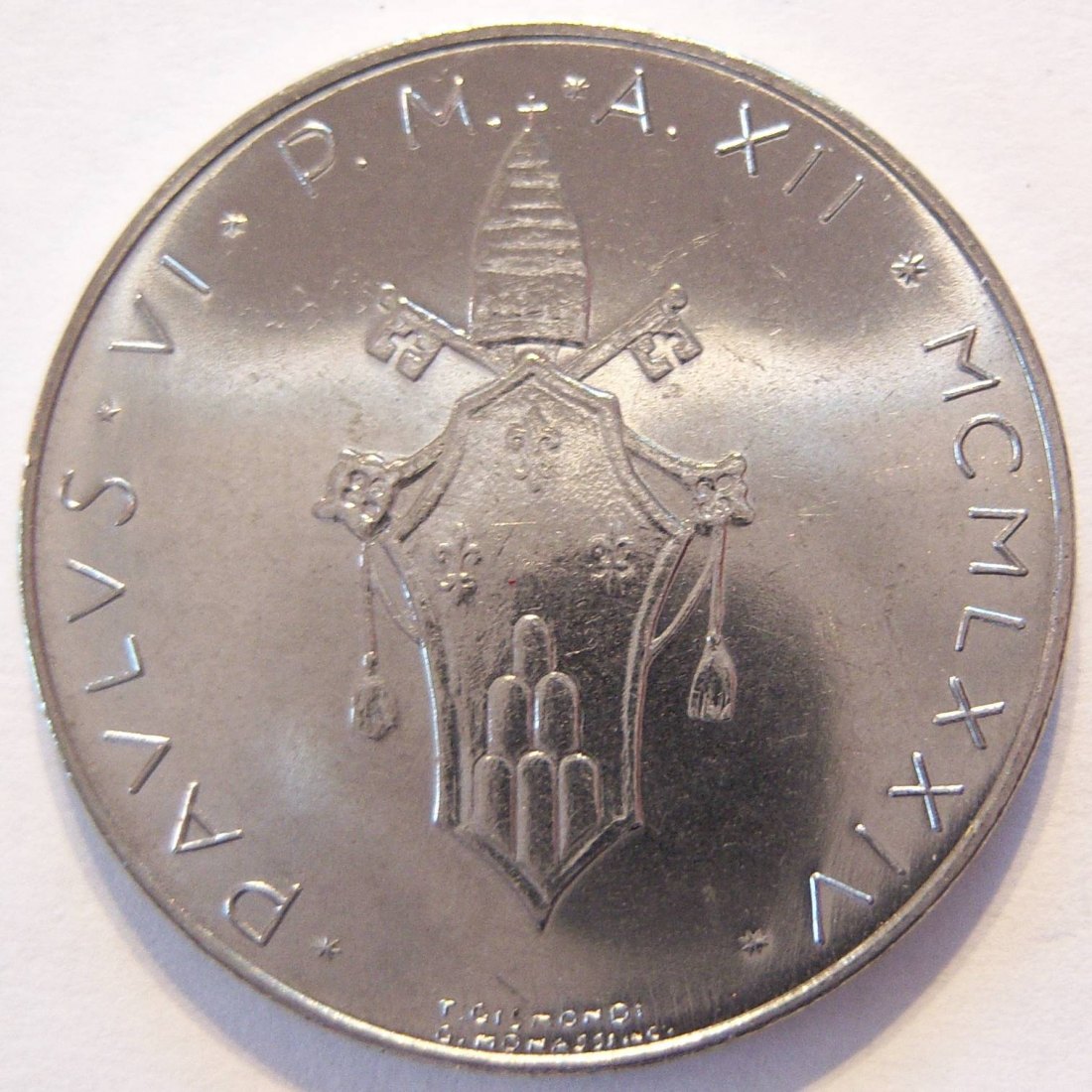  Vatikan 100 Lire 1974   