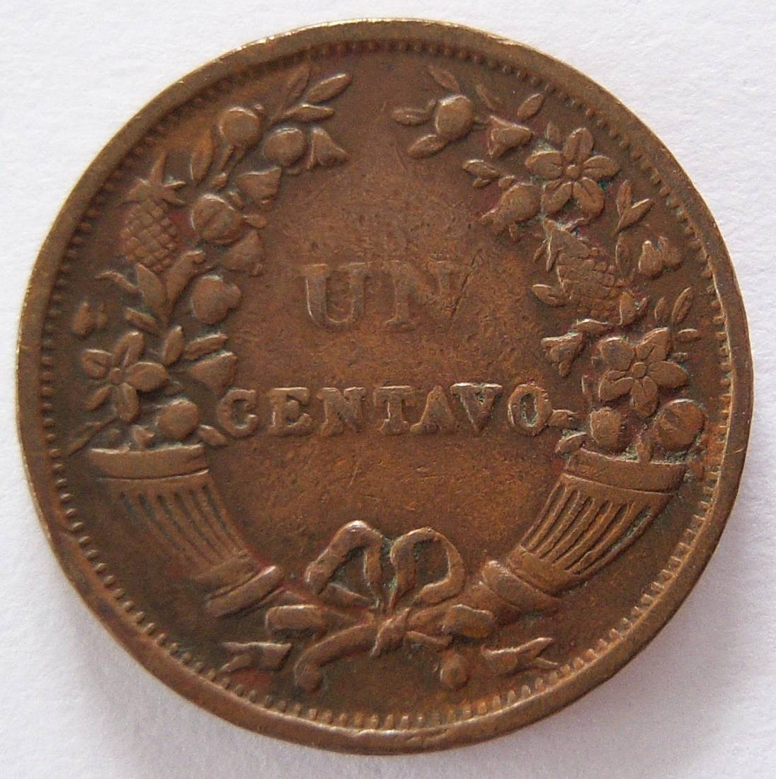  Peru Un 1 Centavo 1938   