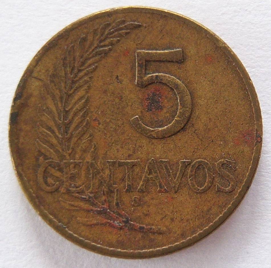  Peru 5 Centavos 1942 S   