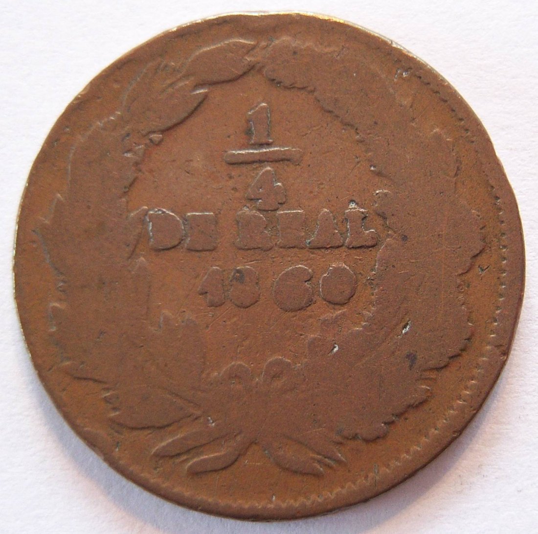  Mexico 1/4 Real 1860   