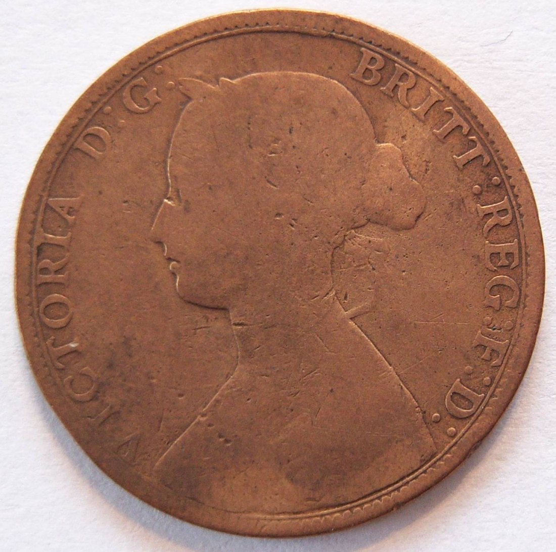  Grossbritannien 1/2 Half Penny 1863   