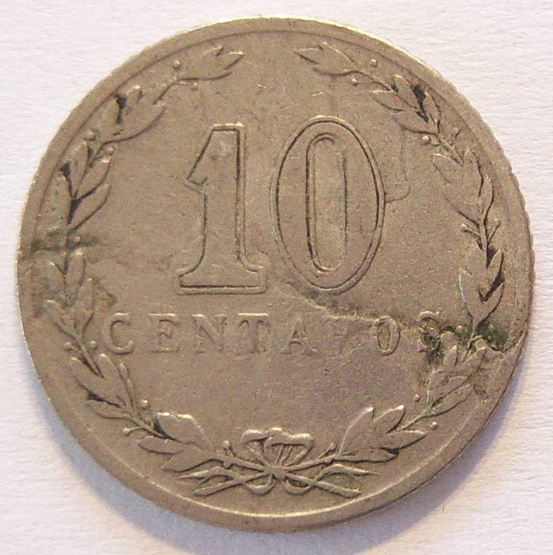 Argentinien 10 Centavos 1936   