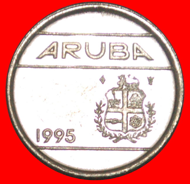  · NETHERLANDS: ARUBA ★ 5 CENTS 1995 MINT LUSTER! LOW START ★ NO RESERVE!   